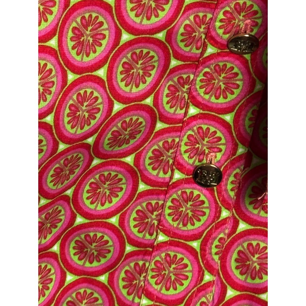 Escapada Pink Green Sleeveless Mini Dress size Medium - Picture 8 of 11